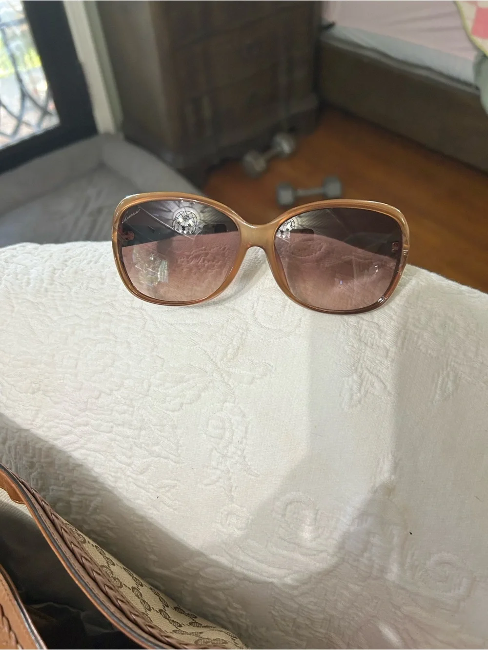Gucci Brown Gradient Women's Sunglasses